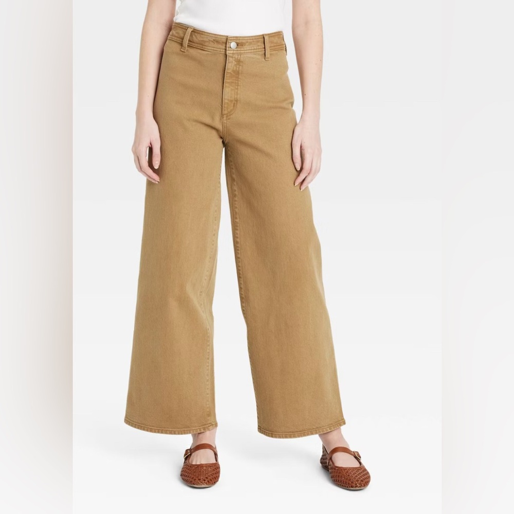 Universal Thread Camel Wide-Leg Pants - Picture 3 of 12